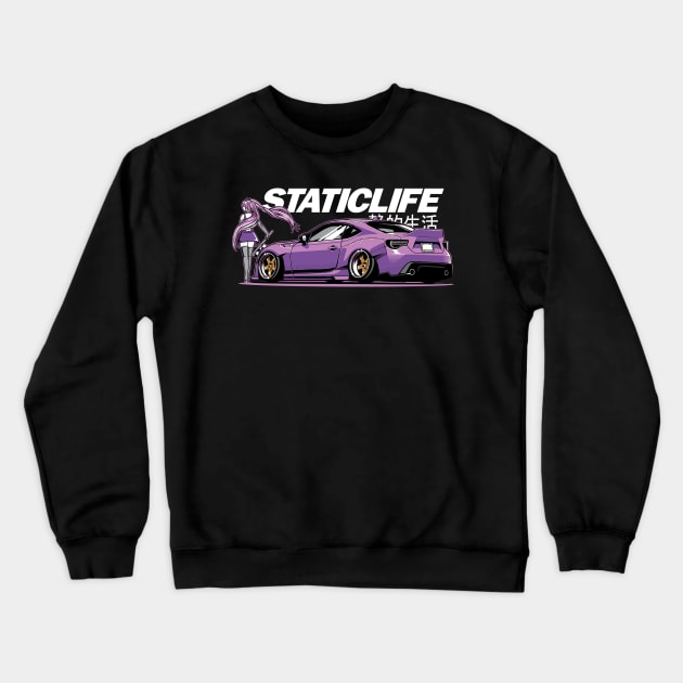 Toyota GT86/Subaru BRZ Crewneck Sweatshirt by JDMAPEX